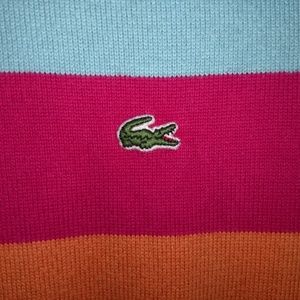 striped lacoste shirt